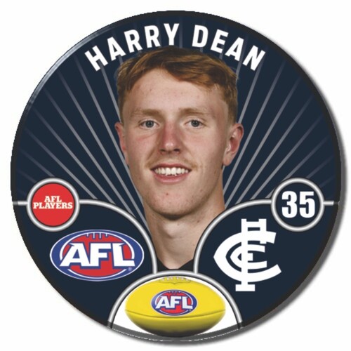 Carlton Blues 2026 Player Pin Badge - DEAN