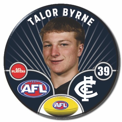 Carlton Blues 2026 Player Pin Badge - BYRNE