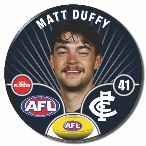 Carlton Blues 2026 Player Pin Badge - DUFFY