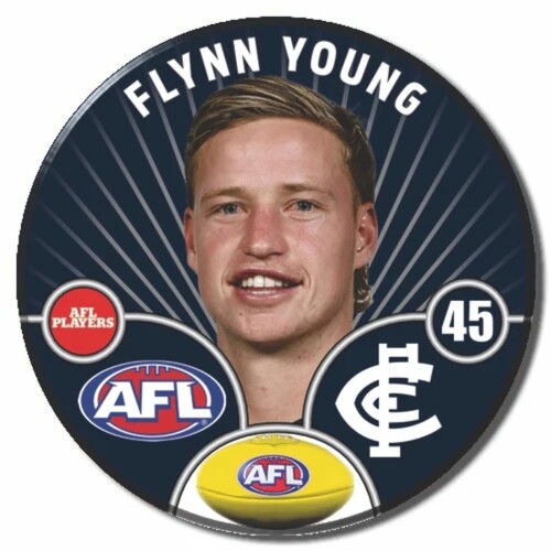 Carlton Blues 2026 Player Pin Badge - YOUNG, F
