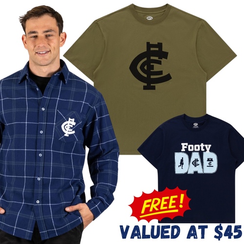 Carlton Blues Dad Pack - FREE T-Shirt