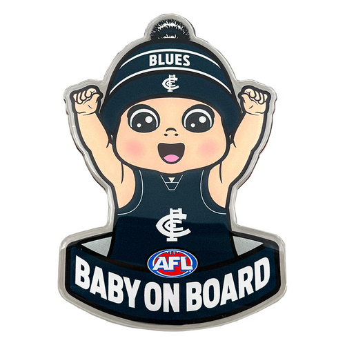 Carlton Blues Baby on Board Decal