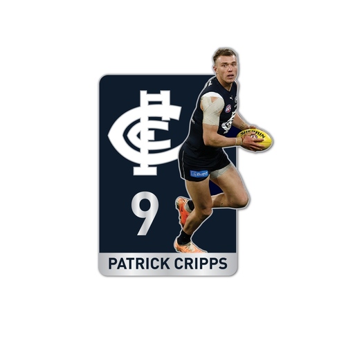 Carlton Blues Patrick Cripps Player Pin 