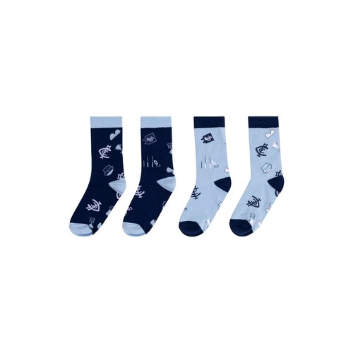 Carlton Blues 2 Pairs Socks Gift Pack