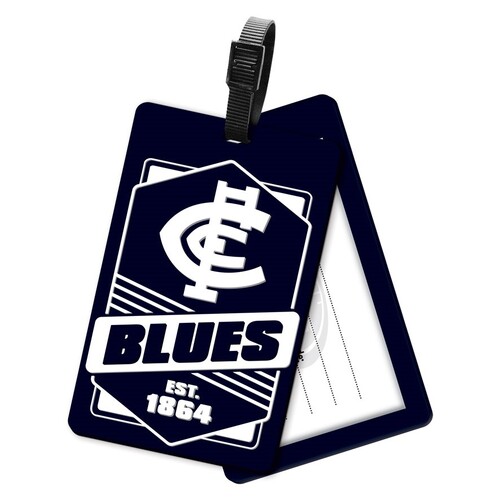 Carlton Blues Rubber Luggage Tag