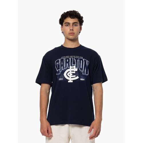 Carlton Blues Mens Wordmark Tee