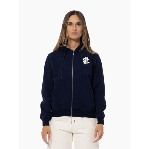 Carlton Blues Womens Zip Core Hood