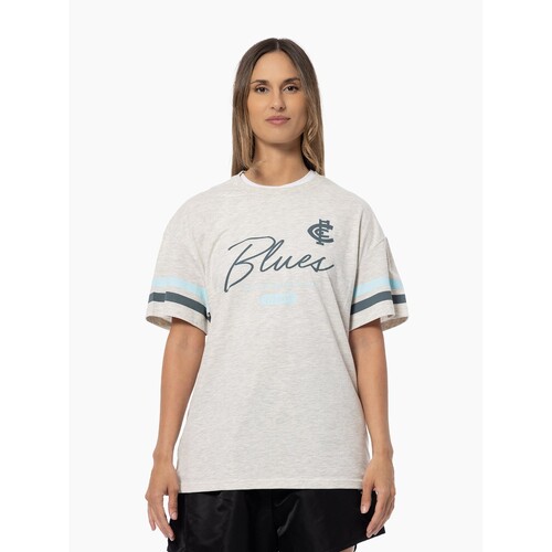 Carlton Blues Womens Oversize Stack Tee