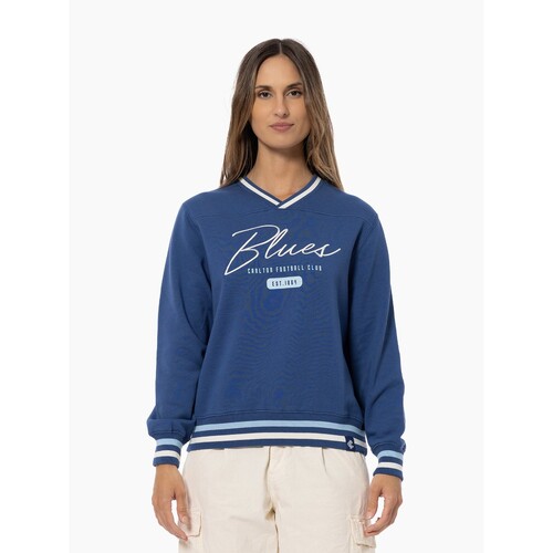 Carlton Blues Womens Stack Crew