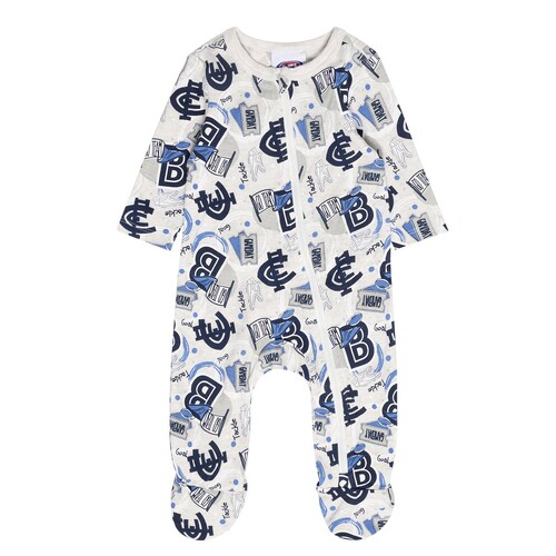 Carlton Blues Baby Go Team Onesie