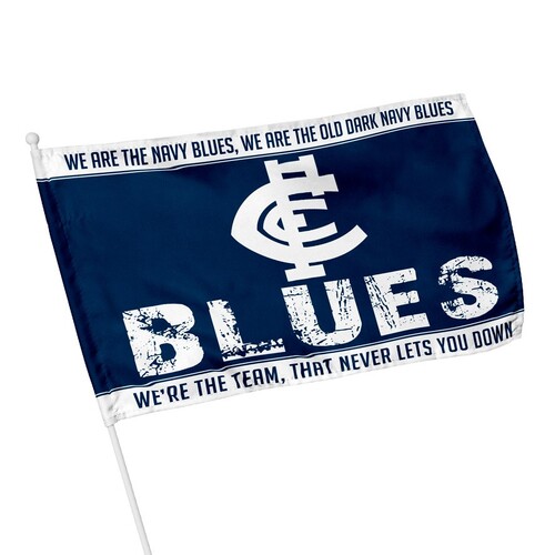 Carlton Blues Kids Supporter Flag