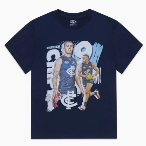 Carlton Blues Youths Landmark Tee - Cripps