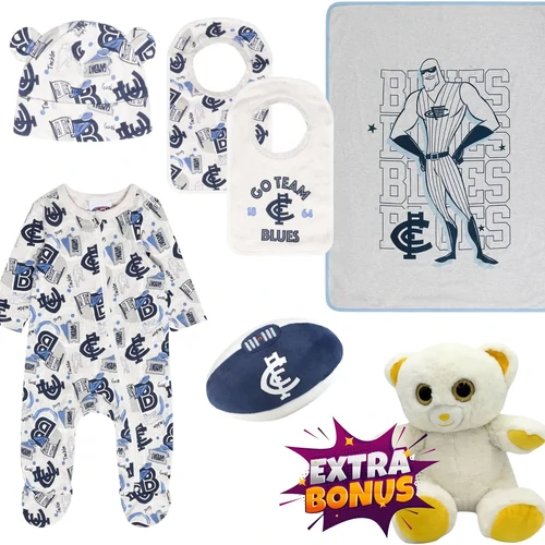 Carlton Blues New Baby AFL Gift Pack