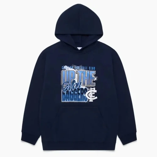 Carlton Blues Youth Carn Graphic Hood