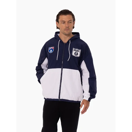 Carlton Blues Mens Throwback Logo Spray Jacket