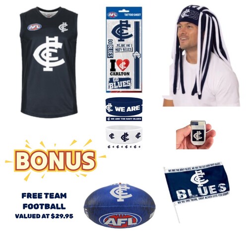 Carlton Blues Kids Game Day Bundle