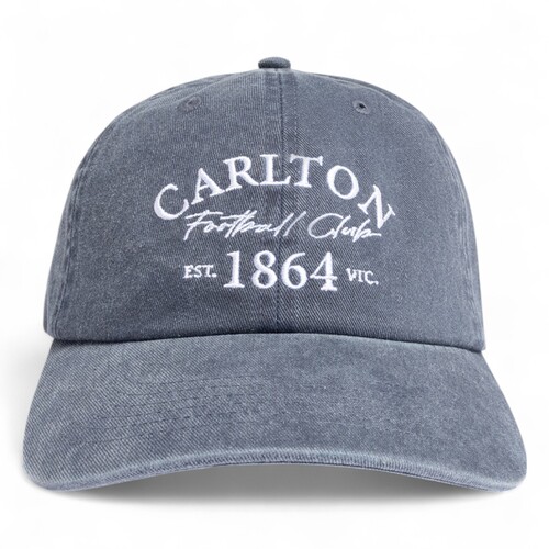 Carlton Blues Acid Wash Dad Cap