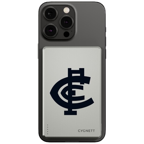 Carlton Blues AFL Magnetic Wireless Power Bank