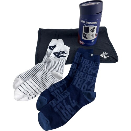 Carlton Blues Sock & Towel Bundle