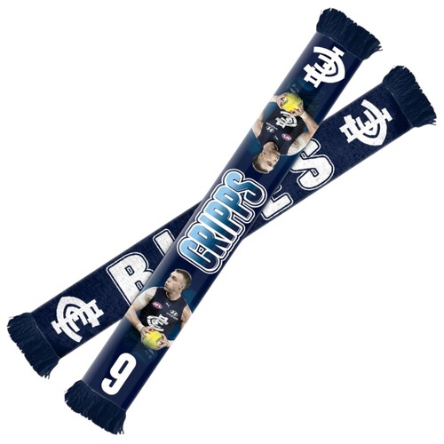 Carlton Blues Patrick Cripps Player Scarf