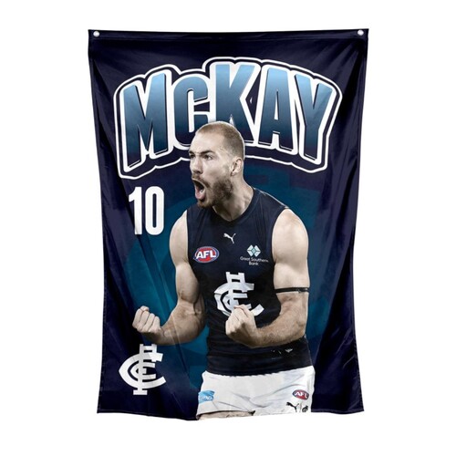 Carlton Blues Harry McKay Wall Flag