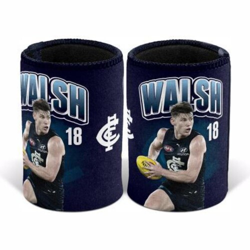 Carlton Blues Sam Walsh Stubby Holder