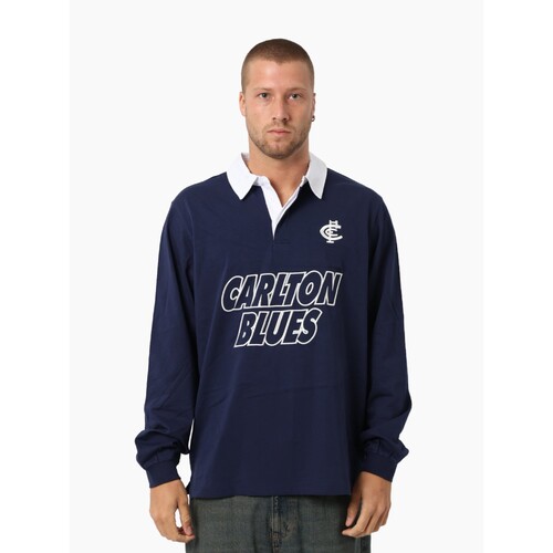 Carlton Blues Unisex Long Sleeve Polo 