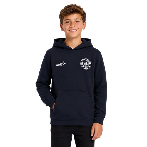Carlton Blues Youths Lifestyle Boxy Fit Hoodie 