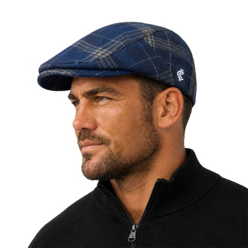 Carlton Blues Angus Flat Cap
