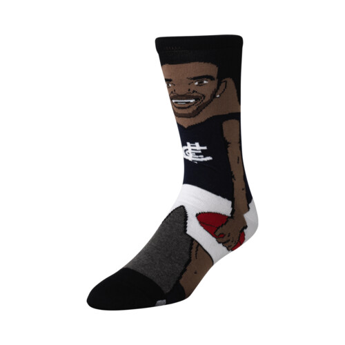 Carlton Blues Eddie Betts Adults Nerd Socks