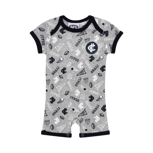 Carlton Blues Babies Short Bodysuit