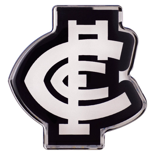 Carlton Blues Lensed Chrome Supporter Logo
