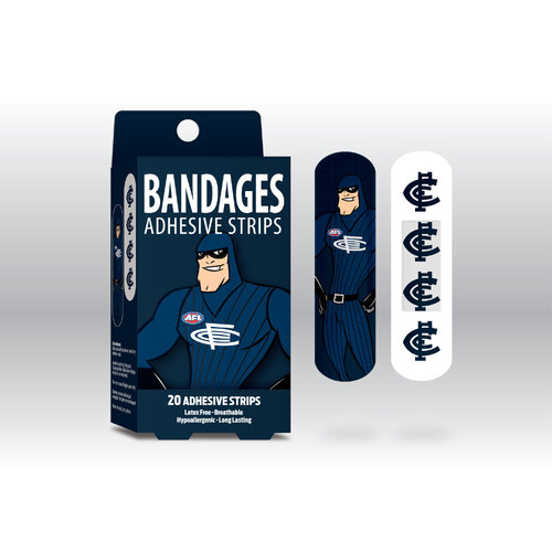 Carlton Blues Mascot Adhesive Bandages