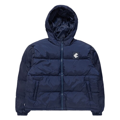 Carlton Blues Womens Hooded Puffa Jacket