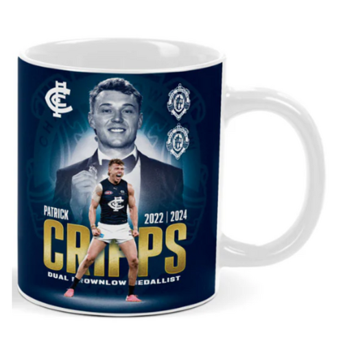 Carlton Blues Patrick Cripps 2024 Brownlow Coffee Mug