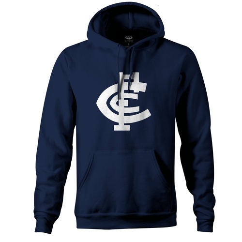 Carlton Blues Mens Logo Hood