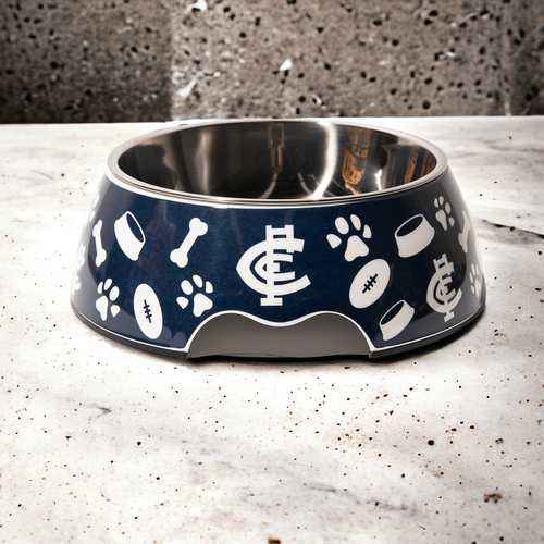 Carlton Blues Dog Bowl
