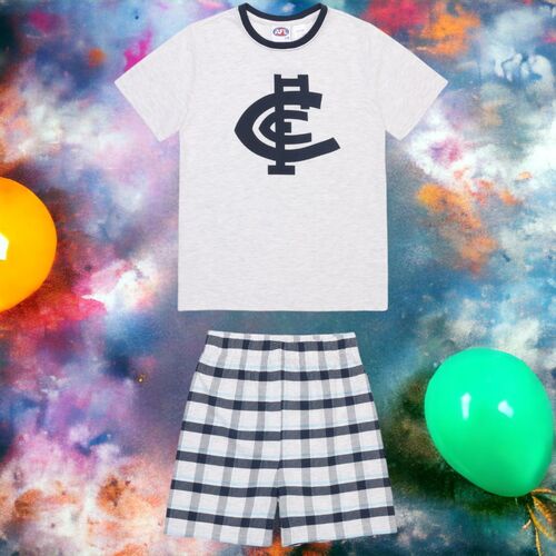 Carlton Blues Toddlers Check PJ Set