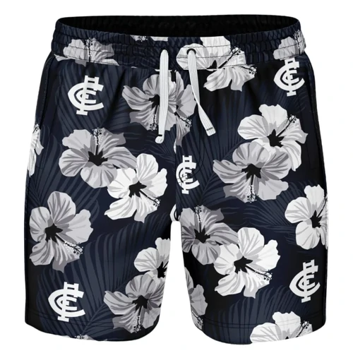 Carlton Blues Aloha Hawaiian Swim Shorts