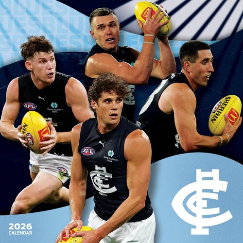 Carlton Blues 2026 AFL Calendar