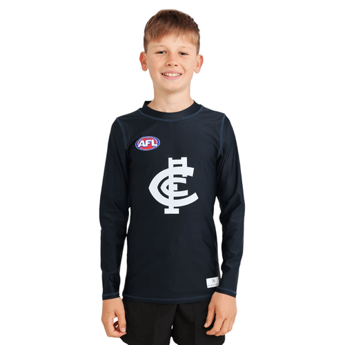 Carlton Blues Kids Rash Top
