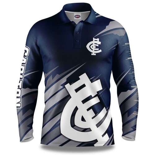 Carlton Blues Ignition Adults Fishing Shirt