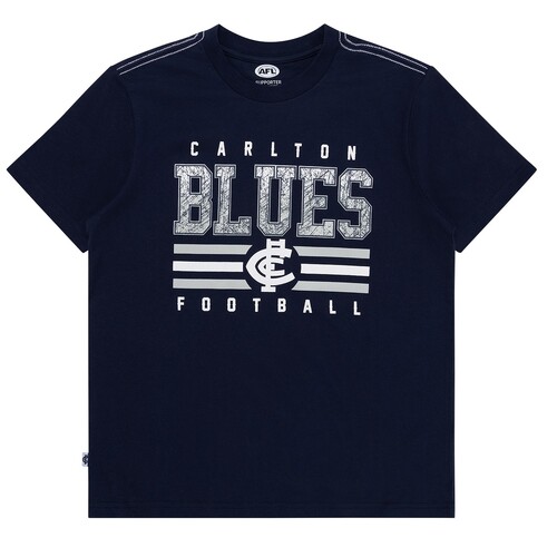Carlton Blues Youths Sketch Tee