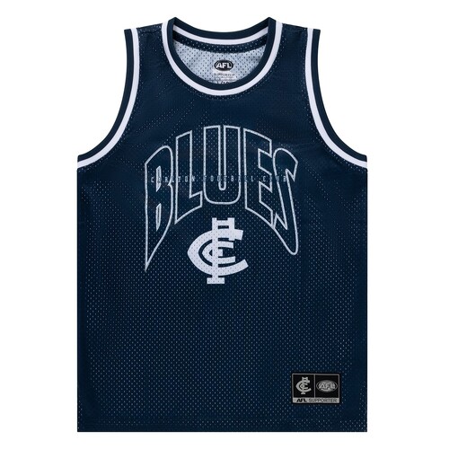 Carlton Blues Youths Basketball Singlet
