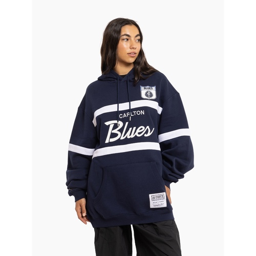 Carlton Blues Mitchell & Ness Head Coach Hoodie
