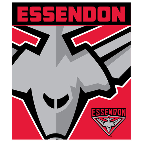 Essendon Bombers Polar Fleece Rug