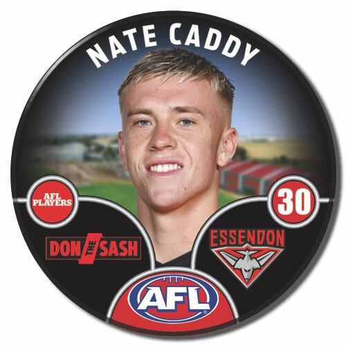 Essendon Bombers 2025 Player Pin Badge - CADDY