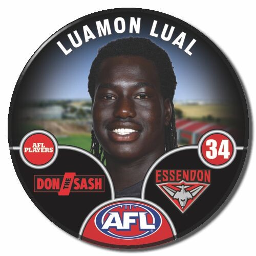 Essendon Bombers 2025 Player Pin Badge - LUAL