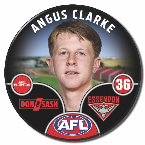 Essendon Bombers 2025 Player Pin Badge - CLARKE