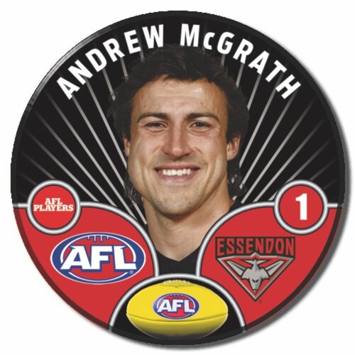 Essendon Bombers 2026 Player Pin Badge - MCGRATH